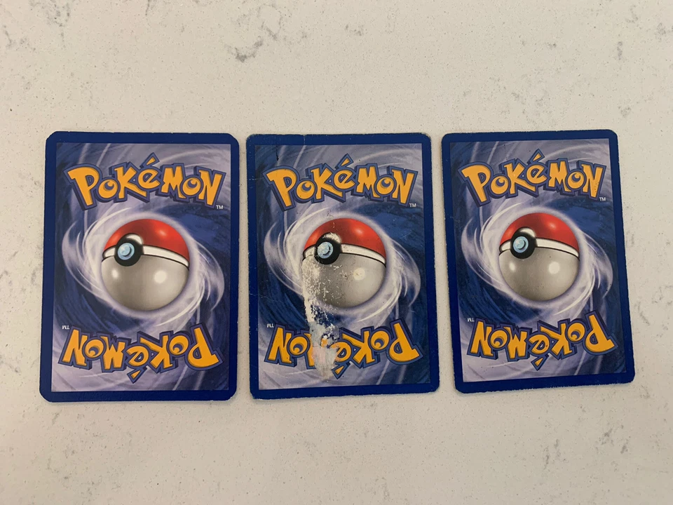 Base Set Holographic Fossil Hitmonlee, Hitmonchan & Hypno RARE - Image 2 of 4