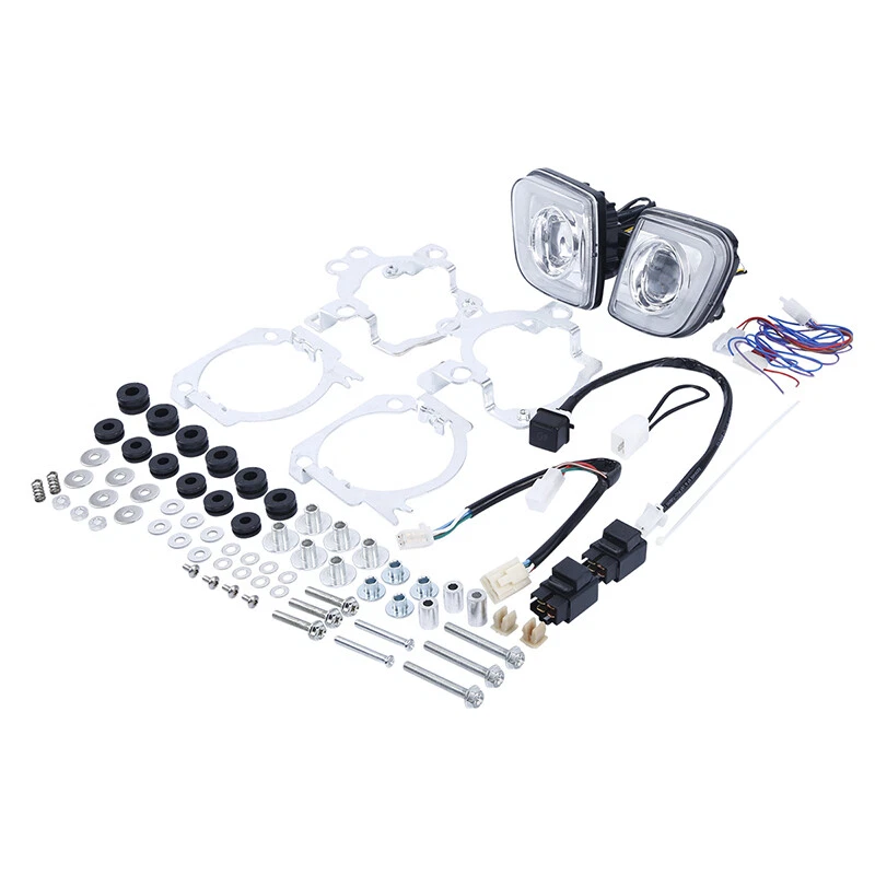 Kit de luces antiniebla LED rectangulares aptas para Honda Goldwing GL1800 13-17 Valkyrie 1800 Foto 3 de 4