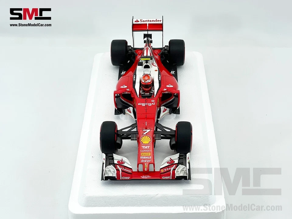 Ferrari F1 SF16-H 7 Kimi Raikkonen GP de China 2016 1:18 BBR BBR181617 Diecast Gift Foto 4 de 4