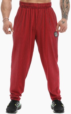 BGSM Track Pants Sweatpants Trackpants Bodybuilding Sport Gym men 1367-PNT-RED