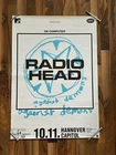 RADIOHEAD OK Computer Against Demons rare ORIGINAL 1997 Germany Tour Poster