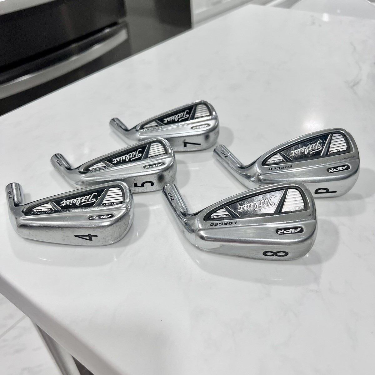 即使用OK タイトリスト AP2 710 FORGED アイアン 6本セット S Titleist AP2 710 Forged Partial Iron Set Heads Only (5pcs) 4i, 5i