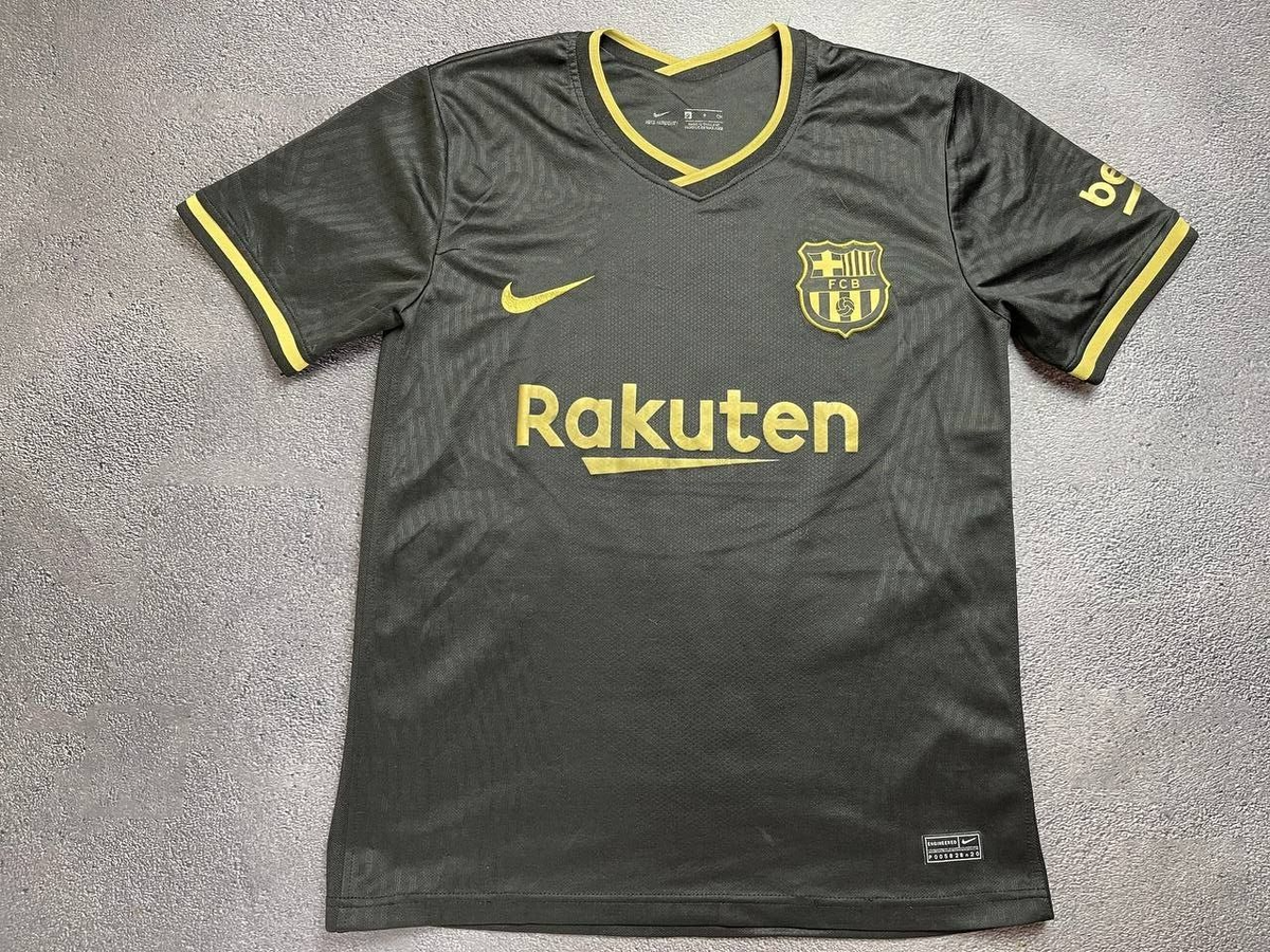 Barcelona Away Kit Barcelona Black Gold Jersey Nike FC Barcelona