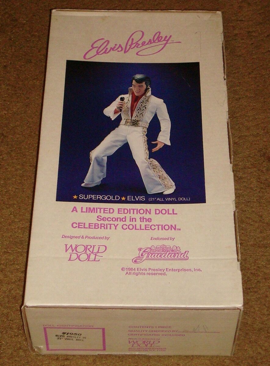 ELVIS PRESLEY LIMITED EDITION WORLD DOLL 2ND IN CELEBRITY ELVIS PRESLEY LIMITED EDITION WORLD DOLL 2ND IN CELEBRITY