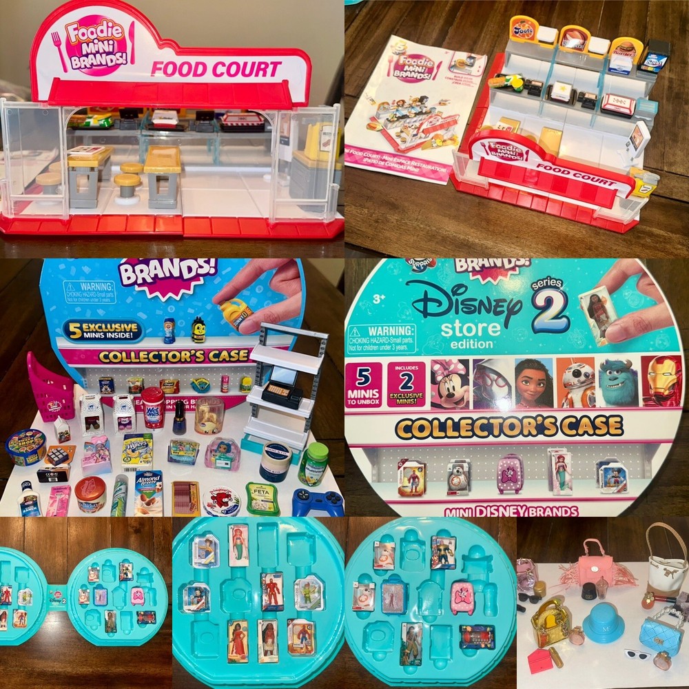 Mini Brands Food Court Set with Foodie & Miscellaneous Mini Brands Assortment