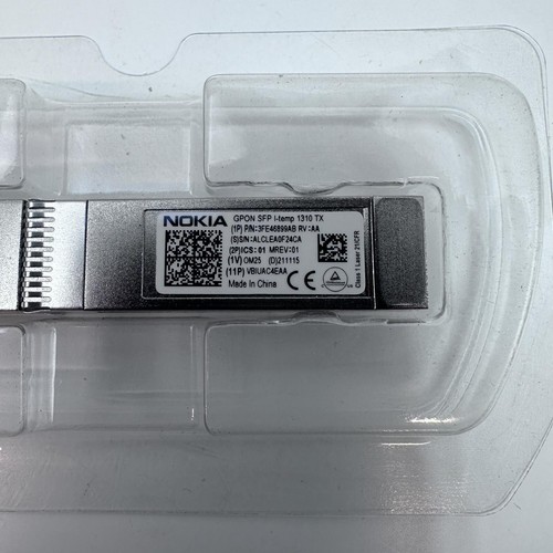 Nokia P/N:3FE46899AB GPON SFP I-temp 1310 TX SFP Transceiver Module - Picture 2 of 3