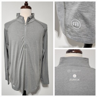 Travis Mathew Golf Pullover 1/4 Zip Men Size XL