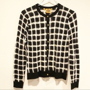 tory burch tweed trim cardigan