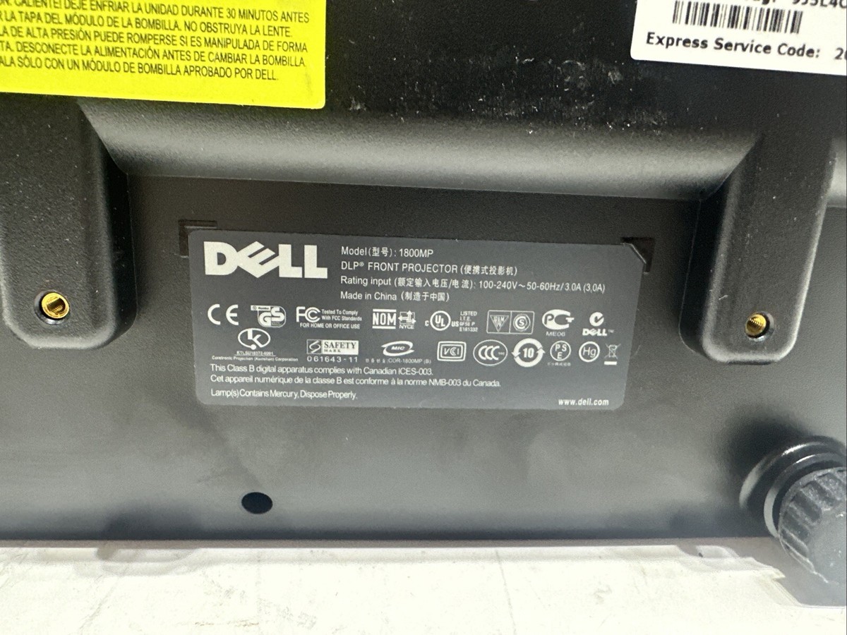 Dell 1800MP DLP Projector for sale online | eBay