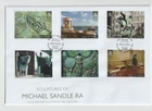 GB Isle of Man 2022 Sculptures of Michael Sandle FDC per scan