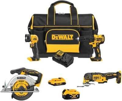 #ad #ad DEWALT DCKSS400D1M1 20V MAX Brushless Li Ion 4 Tool Combo Kit 2 Ah 4 Ah New $309.99