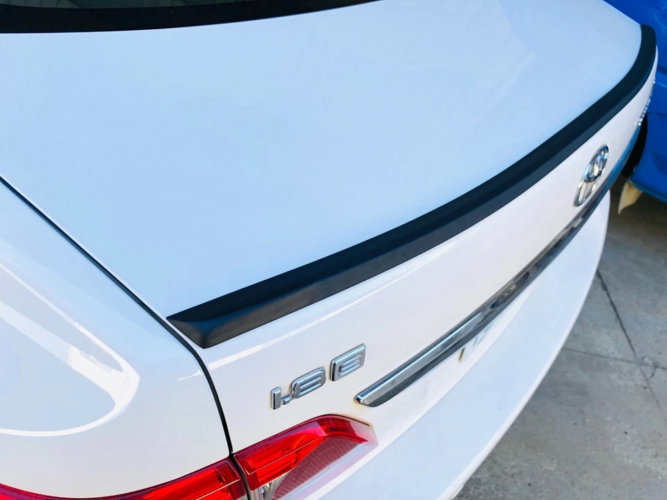 Flat Black 555H Rear Trunk Spoiler Wing Fits 2001~06 Chrysler Sebring JR Sedan - Imagem 2 de 4