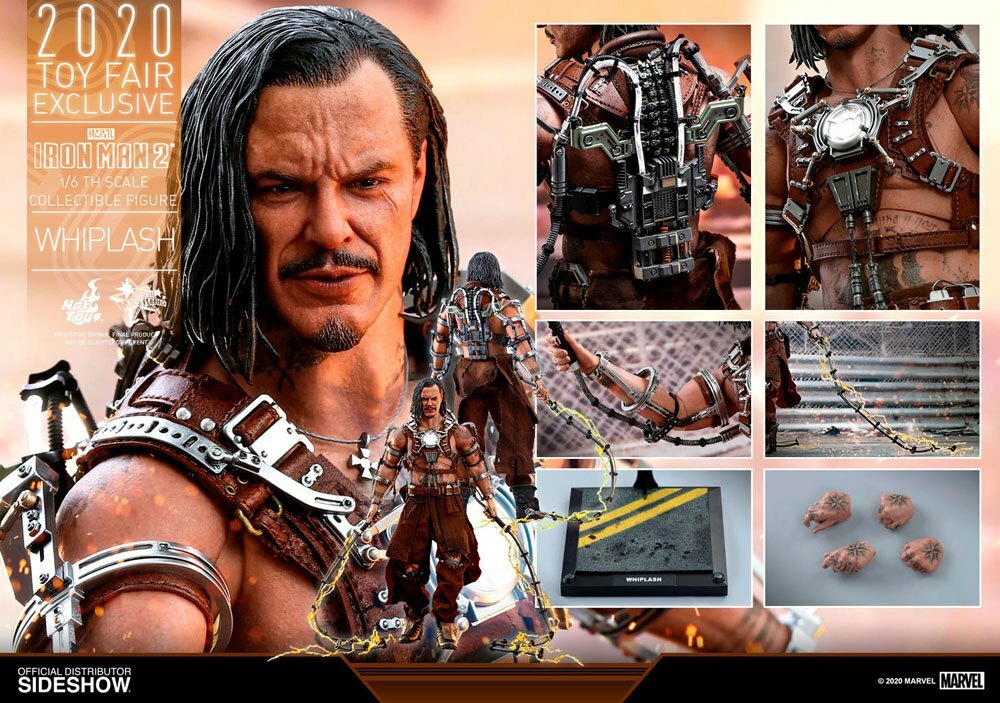 HOTTOYS IRONMAN2 ウィップラッシュ marvel 美品 Whiplash Iron Man 2 Toy Fair 2020 Exclusive 1/6 Marvel