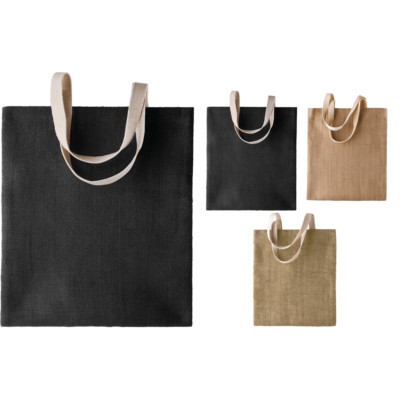 Kimood Ki-Mood Damen/Ladies Jute Bag KI0226 - Baumwollhandschuhe Shopping Tote H