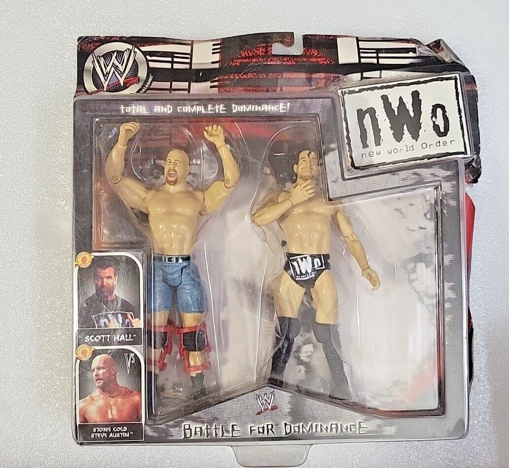スポーツ選手 Steve Austin Scott Hall Vintage WWE WWF Scott Hall vs Steve Austin in Battle for Dominance