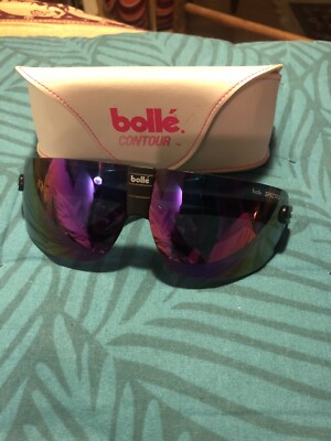 Bollé Vintage Skibrille Sonnenbrille Spectra PC Contour Mit Etui