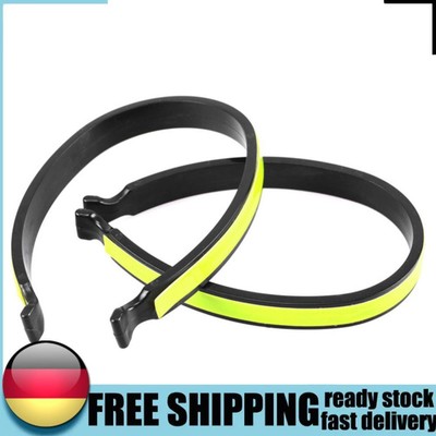 2pcs/set Reflective Ankle Leg Straps Adjustable Trouser Clasp for Women Kids Men