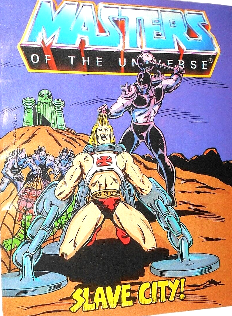 Masters of the universe 1983 SLAVE CITY He-Man mini comic vintage