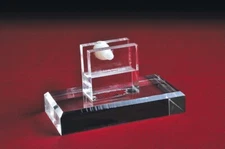 (1) Acrylic Vertical Slice Support Display 2- 1/8"H