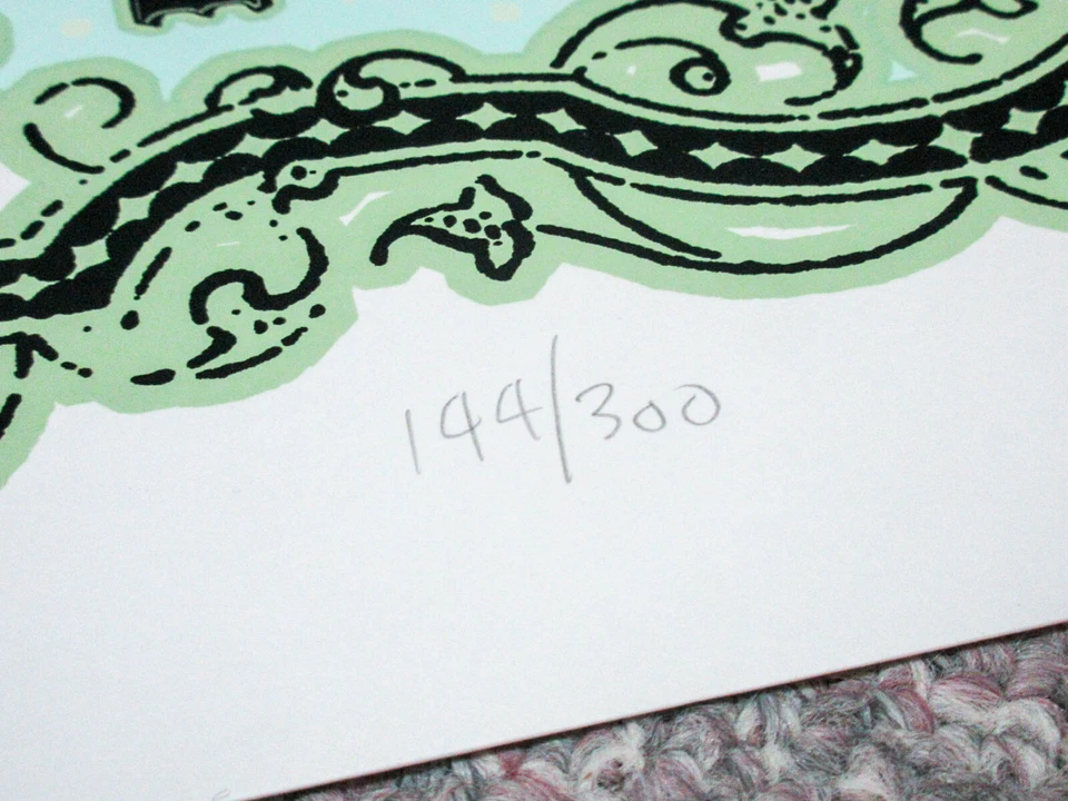 Tara McPherson Signed The Decemberists Sasquatch 2006 Silkscreen Poster - S/N - Image 4 of 4