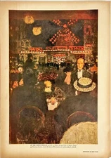 Pierre Bonnard Post-Impressionism Pop Art Poster Vtg Magazine Print Ad 1948