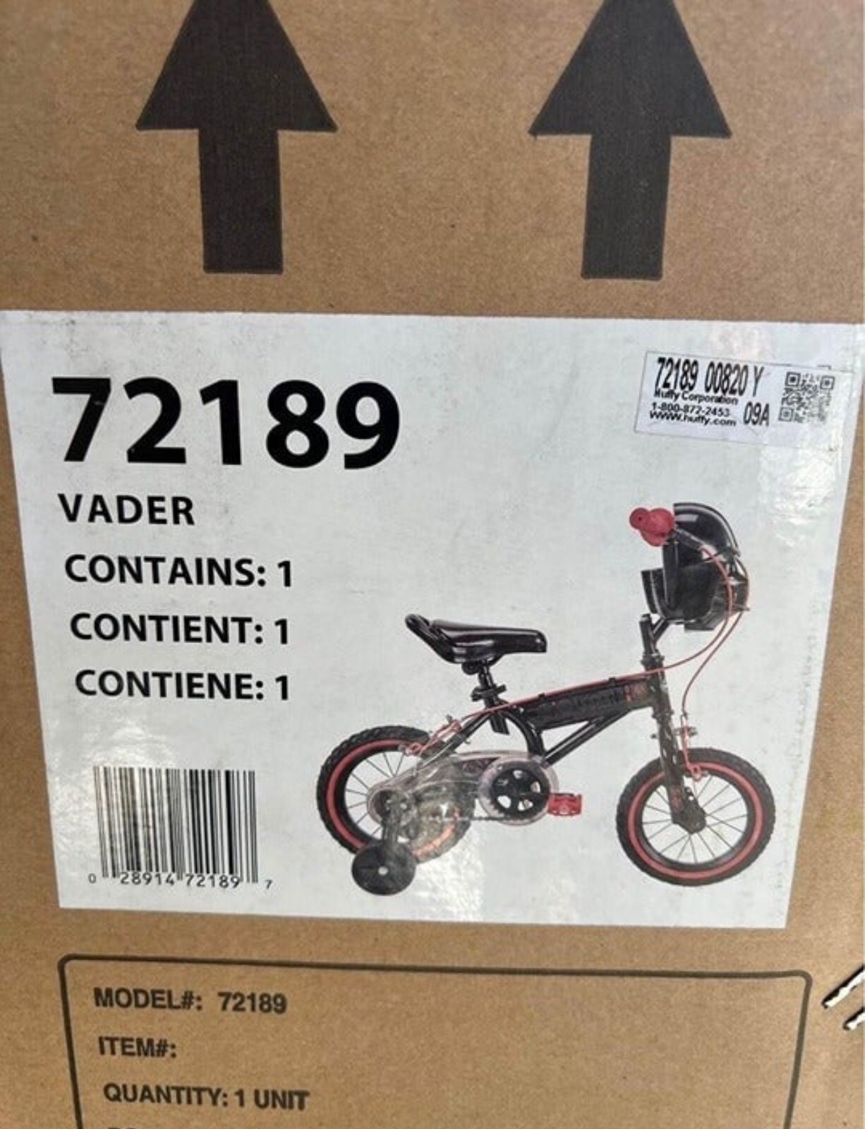 Huffy Star Wars Darth Vader 12" Boy's Bike - Black Brand New in Box