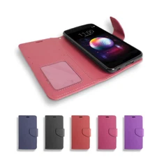 For LG K30/LG Premier Pro LTE/ L413DL Leather Wallet Card holder Flip Case Cover