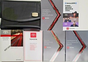 2020 TOYOTA TACOMA OWNERS MANUAL SR5 LIMITED SR TRD PRO OFFROAD I4 V6