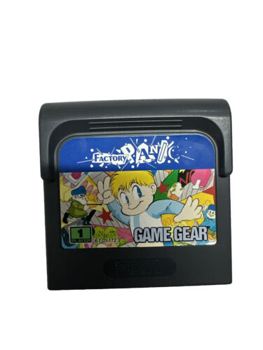 Sega Game Gear Factory Panic Cart Only And Plastic Case - Picture 1 of 3