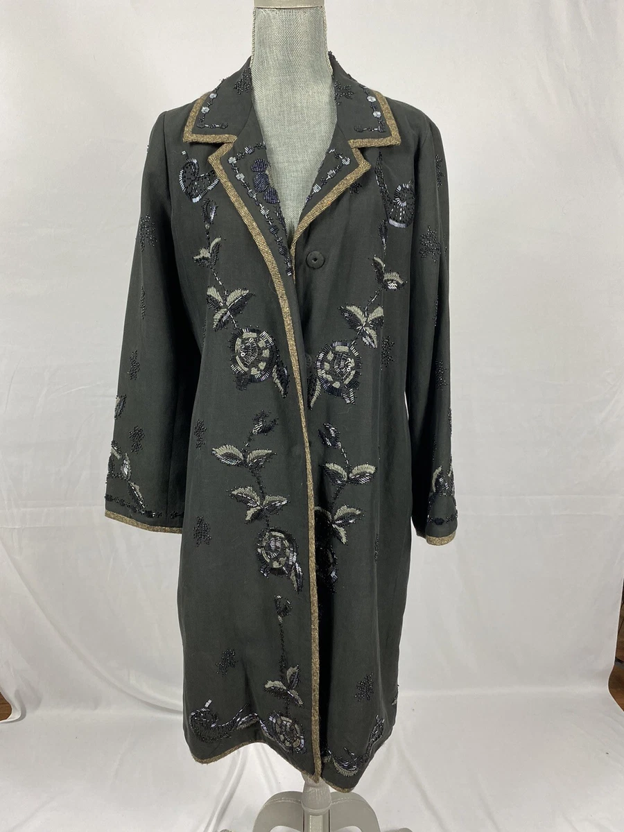 Beaded coat hot sale