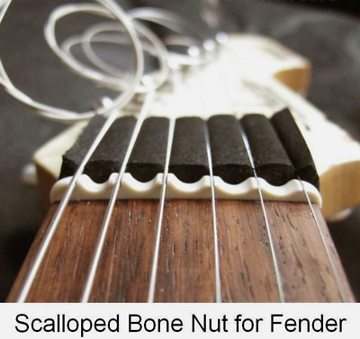 MusicianAtHeart BONE NUT E SELLA Set Per Chitarra Acustica 12 - Foto 6