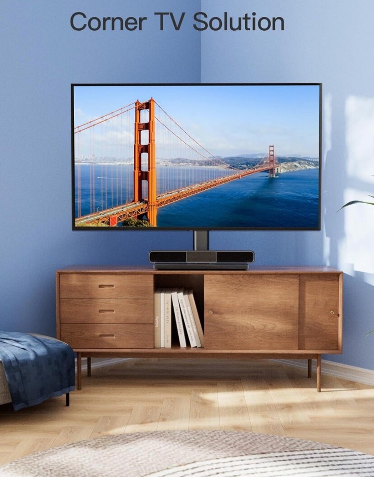 Perlesmith Table Top TV Stand PSTVS04 for 3255 inch TV eBay