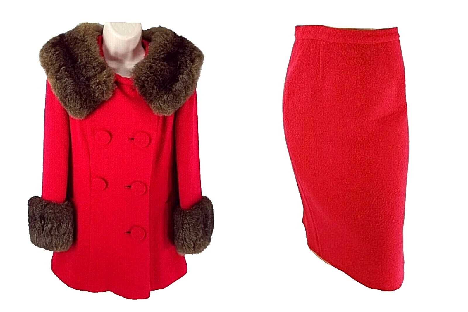 Ternos Vintage Tamanho Regular de pele artificial, conjuntos e Terno Separa para mulheres