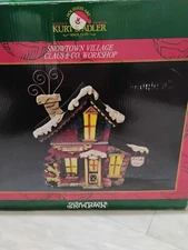 Kurt S. Adler Snow Town Village Claus & Co. Workshop