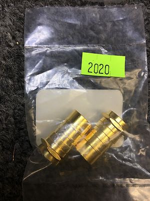 NEW Monster Cable RG6 Pair Crimp 24k Gold Plugs - SET OF 2 (1 pr) Buy Qty & SAVE