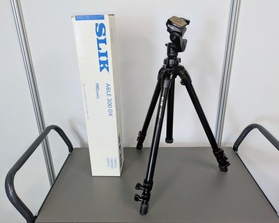 SLIK ABLE 300 DX Dreibeinstativ Aluminium Topzustand #X39944*