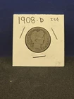 1908 D SILVER BARBER QUARTER NICE COIN BARTER MONEY ADD TO COLLECTION SILVER 89
