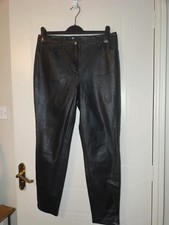 Very Faux Leather Trousers - Size 14 (Bag 9)