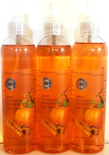 Bath Body Works SWEET CINNAMON PUMPKIN Body Splash, Full size, 8 fl oz, NEW x 3