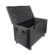 Diandian Utility Cable Trunk Road Case with Wheels, 44" x 22" x 24" Professio...