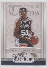 2015-16 Panini Excalibur Team Titans Silver 36/70 David Robinson #18 HOF nd3
