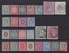 KUT East Africa & Uganda 1903, 1904, 1907 MM, Used Values to 10R. Cat app &pound;1340