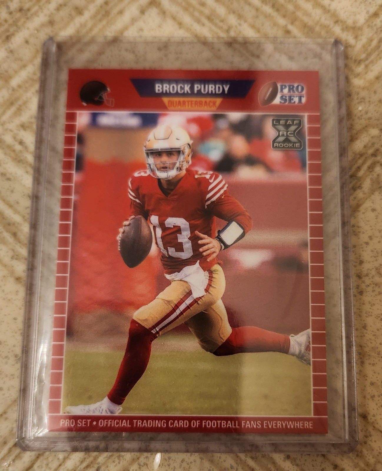 2022-23 Leaf Pro Set - Brock Purdy #PB-5 /10554 (RC) FREE SHIPPING 49ERS