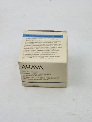 AHAVA Time To Hydrate Essential Day Moisturizer 50ml 1.7oz Normal Dry Skin Cream