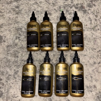 8 Bigen Semi-Permanent Hair Color -JB1 Jet Black 3 fl oz/88 ml AS SHOWN M1