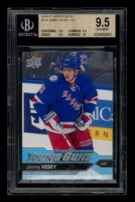 2016-17 Upper Deck: #218 Jimmy Vesey YG BGS 9.5 GEM MINT