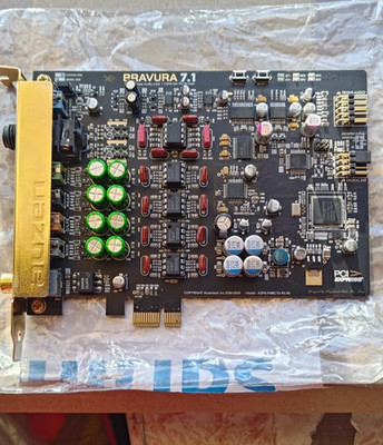 Pc TOP HIFI class PCI-E! sound card, very rare: Auzentech X-Fi Bravura 7.1