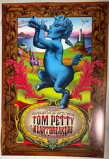 TOM PETTY & THE HEARTBREAKERS 1997 FILLMORE AUDITORIUM CA ROCK CONCERT POSTER