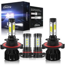 For Chevrolet Camaro 2010-2013 LED Headlight + Fog Light Bulbs Combo 4x 9008&H16