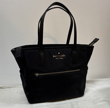 kate spade new york Black Tote Zip Top, Front...